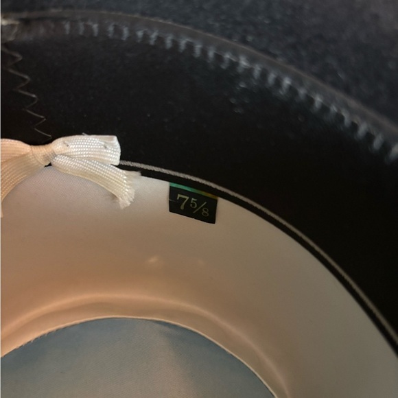 Stetson Vintage Riverton Black Western Wool Cowboy Hat Authentic Comes With Box - Picture 7 of 16